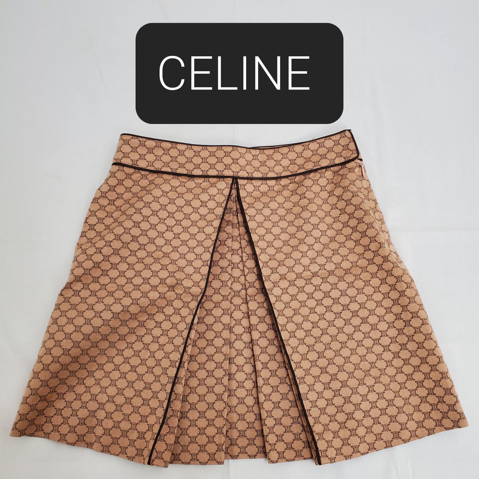 セリーヌ celine スカート 金具 - ひざ丈スカート