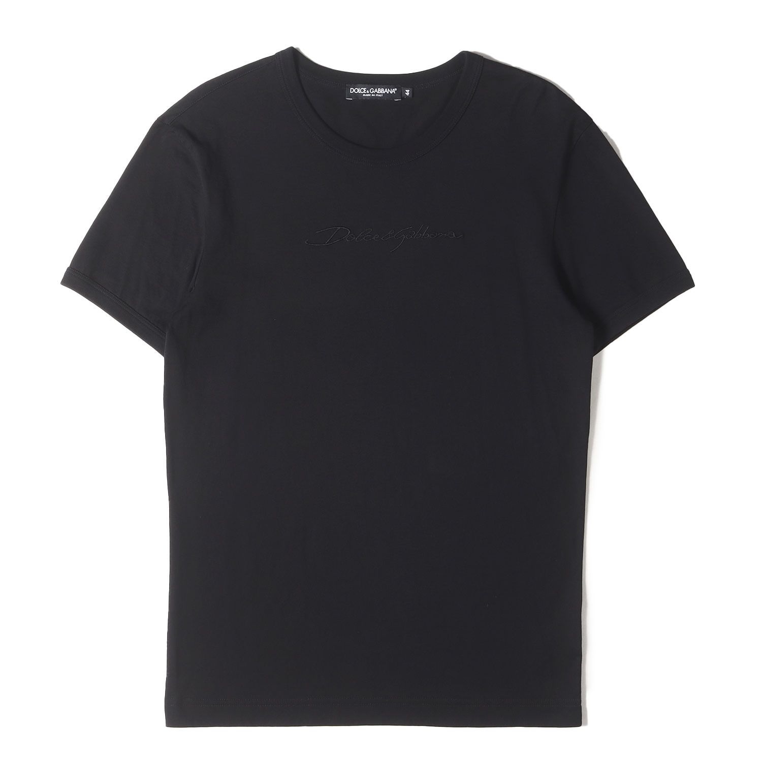 美品】DOLCE&GABBANA ドルチェ&ガッバーナ Tシャツ ブラック 黒 サイズ 