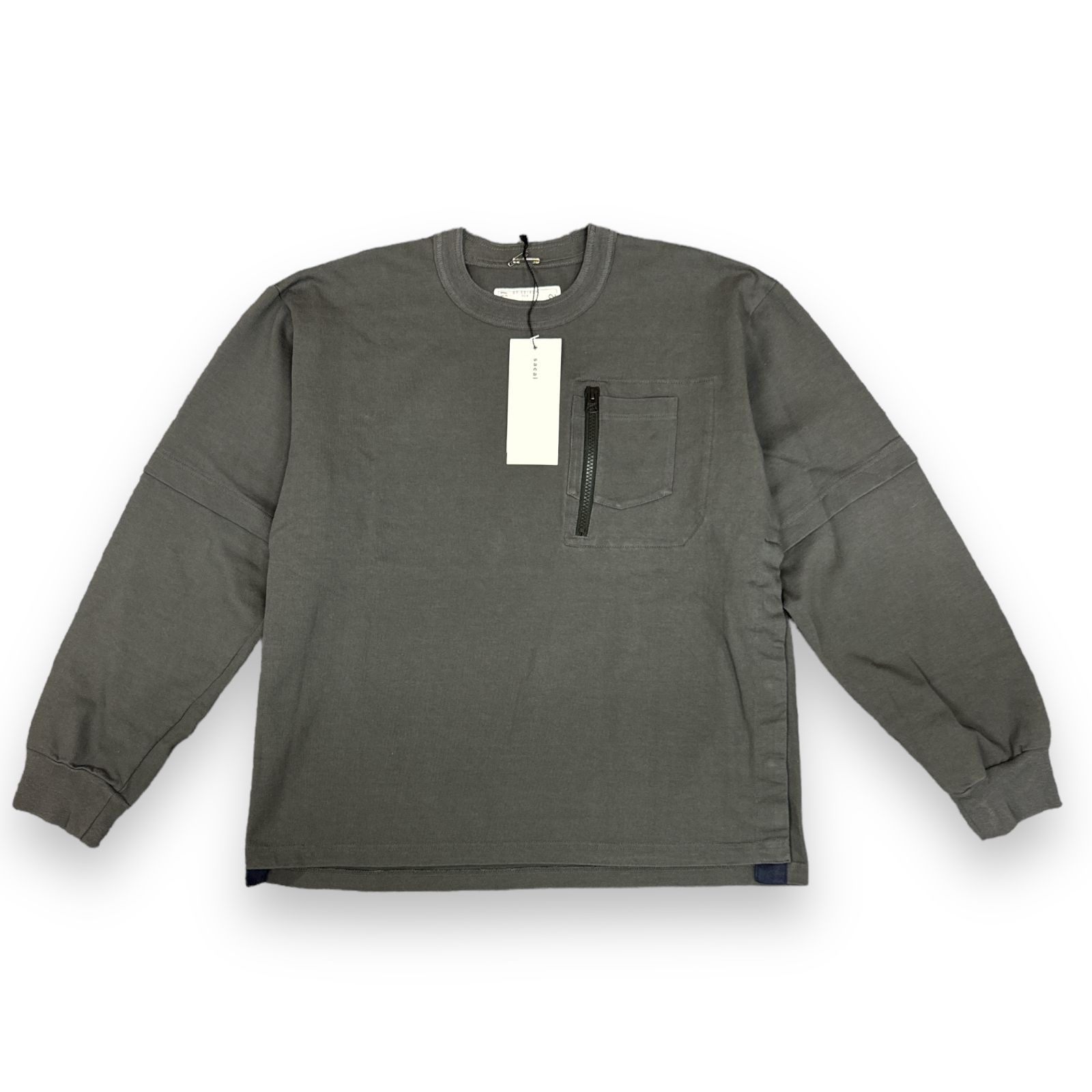 定価42900円 美品 sacai 23AW Cotton Jersey L/S T-Shirt コットン 