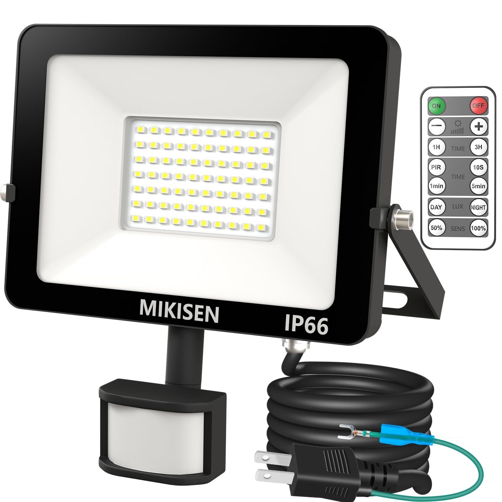 特価セール】MIKISEN LED センサーライト 投光器 50W 10段階調光タイプ