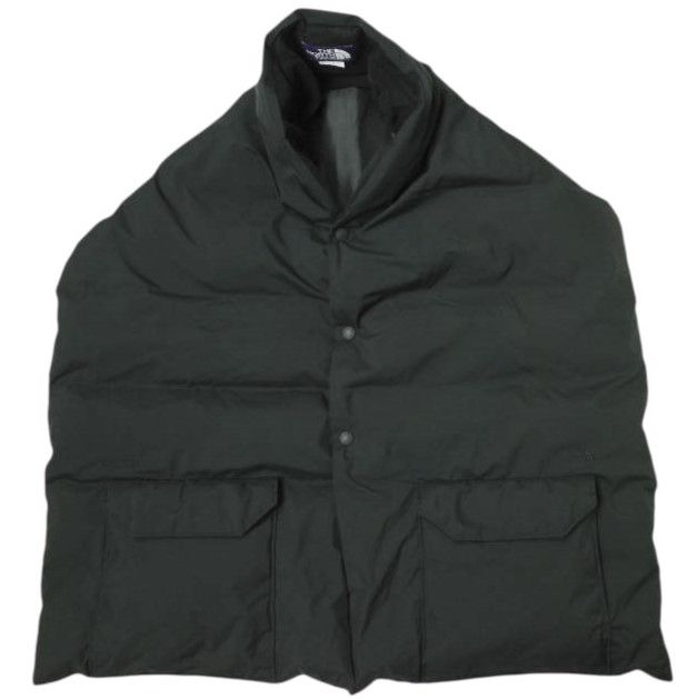 THE NORTH FACE PURPLE LABEL ザ ノースフェイス パープルレーベル 20AW GORE-TEX INFINIUM Down Cape ゴアテックス インフィニウム ダウンケープ NN8062N Black nanamica マフラー