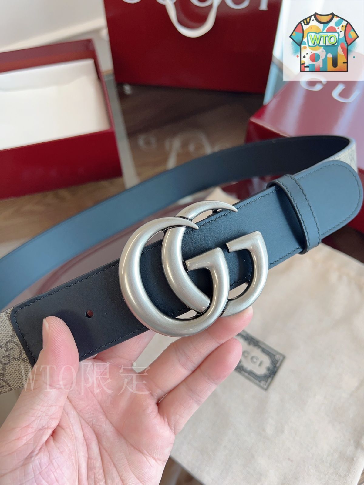 即購入値下げコメントお願いします❁ GUCCI グッチ ベルト 今日特価】Gucci グッチ ダブル G ベルト-1 - メルカリ