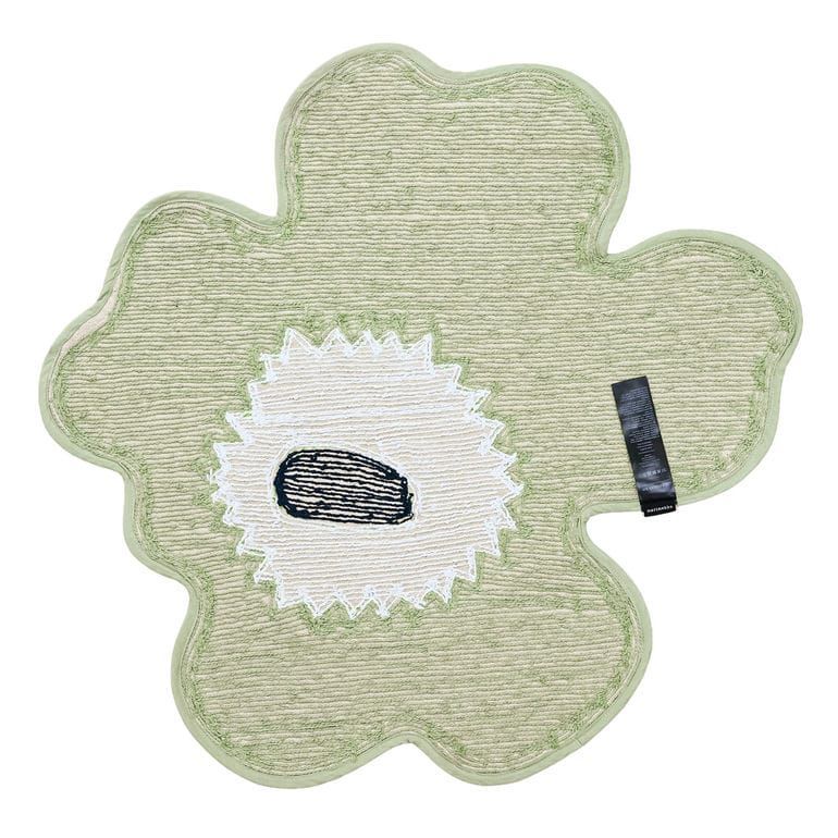 マリメッコ marimekko バスマット 玄関マット ミニラグ 73×74cm Unikko ウニッコ グリーン 73555 073555 610 北欧雑貨 北欧デザイン インテリア