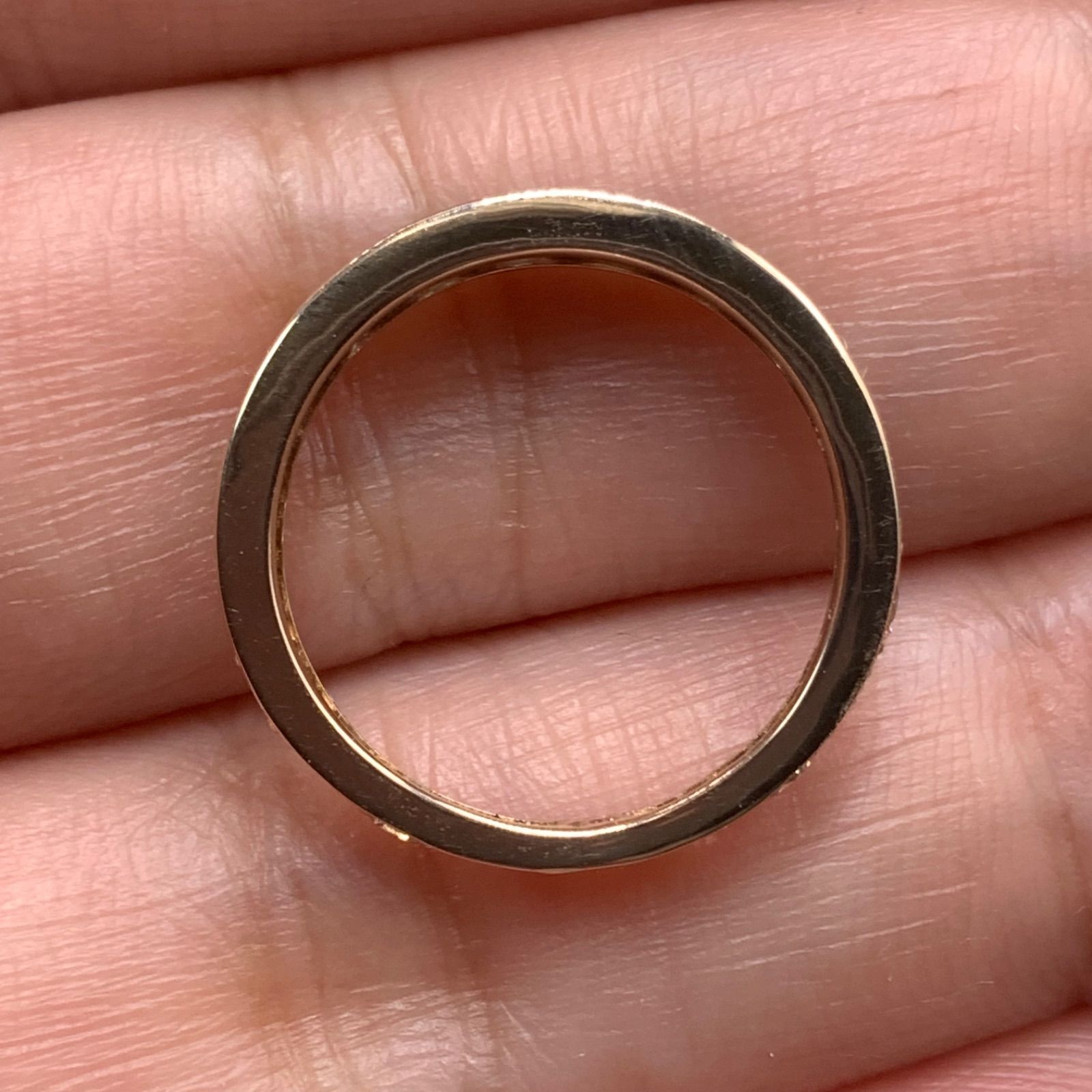 K18 エタニティリング 1.9g 約8号 1ct - メルカリ