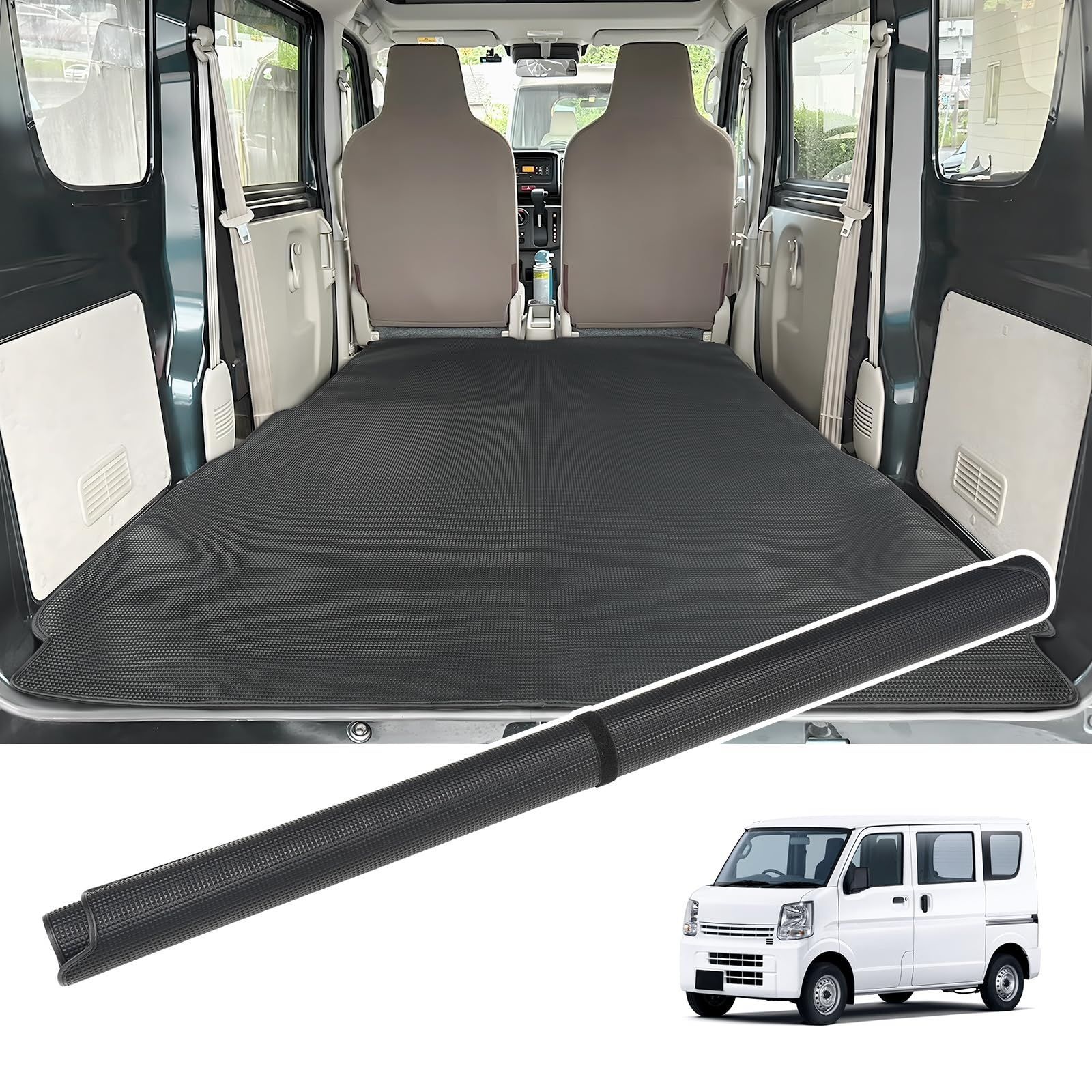 新品 CEMOFE エブリイバン da17v ラゲッジマット 一体型マット da17v 荷室マット エブリィ マット 現行型(17系) ラゲッジマット 防水 耐摩擦 耐汚れ 収納便利 スクラムバン DG17V ミニキャブバン DS17V NV100クリッパーバ