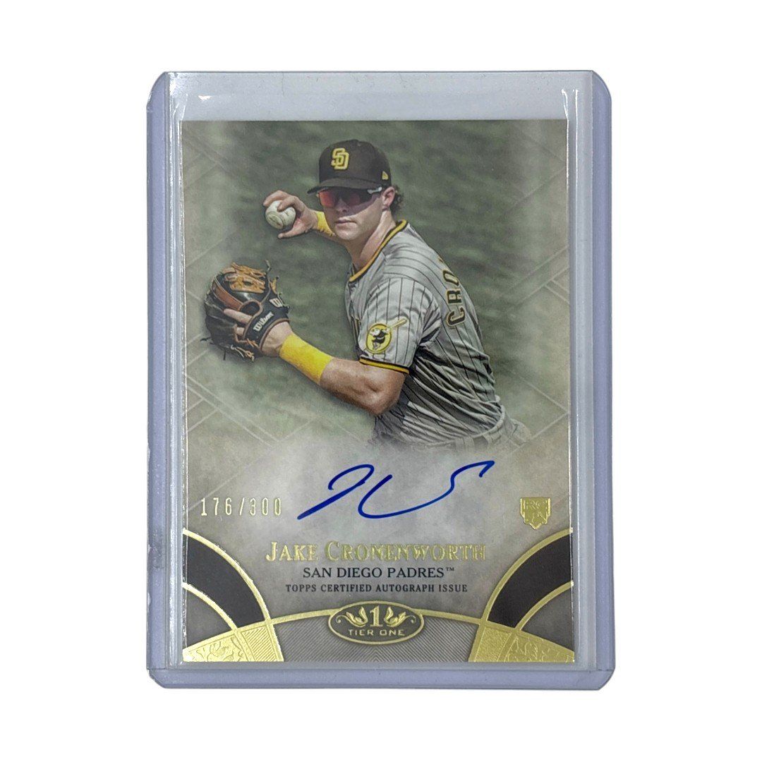 TOPPS MLBカード TIER ONE JAKE CRONENWORTH SAN DIEGO PADRES 176/300 #BOA-JC 送料無料 中古 IT1 TOPPS MLBカード TIER ONE JAKE CRONENWORTH SAN DIEGO PADRES