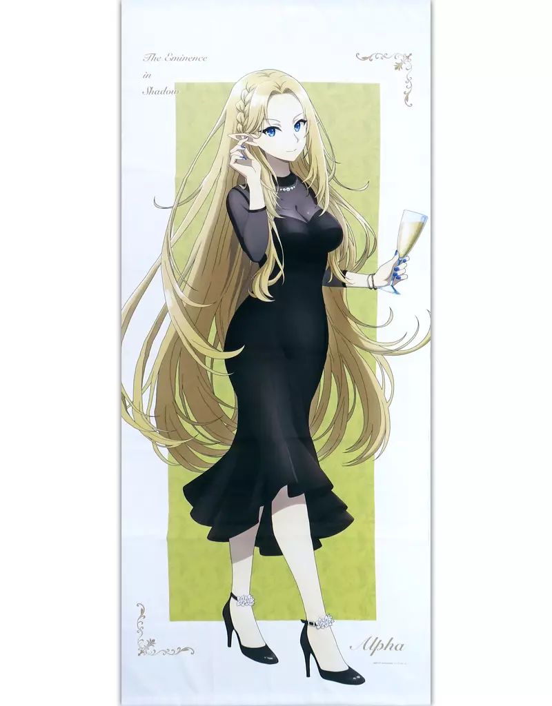タペストリー アルファ 描き下ろしイラスト パーティードレスコードver. 等身大タペストリー 陰の実力者になりたくて! POP UP SHOP in マルイ