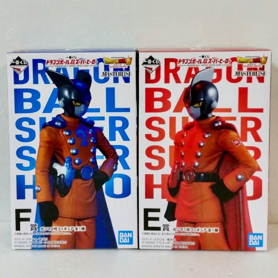一番くじ　ドラゴンボール超スーパーヒーロー　D賞ベジータ　EF 賞ガンマ1号2号