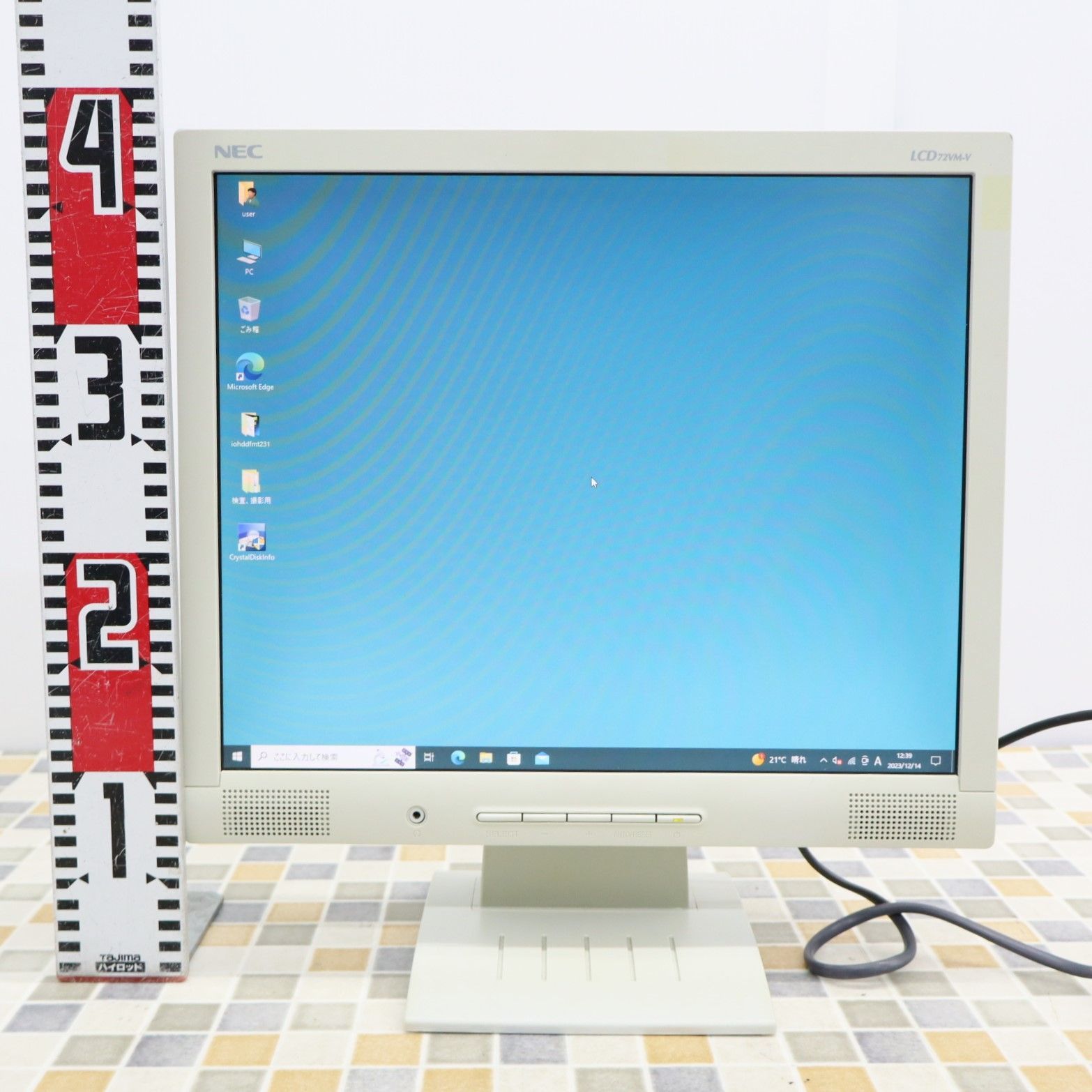 17型 !! 音出し確認済み!!｜17インチ 液晶ディスプレイ｜NEC エヌイーシー LCD72VM-V  スピーカー 内蔵タイプ｜  O6437