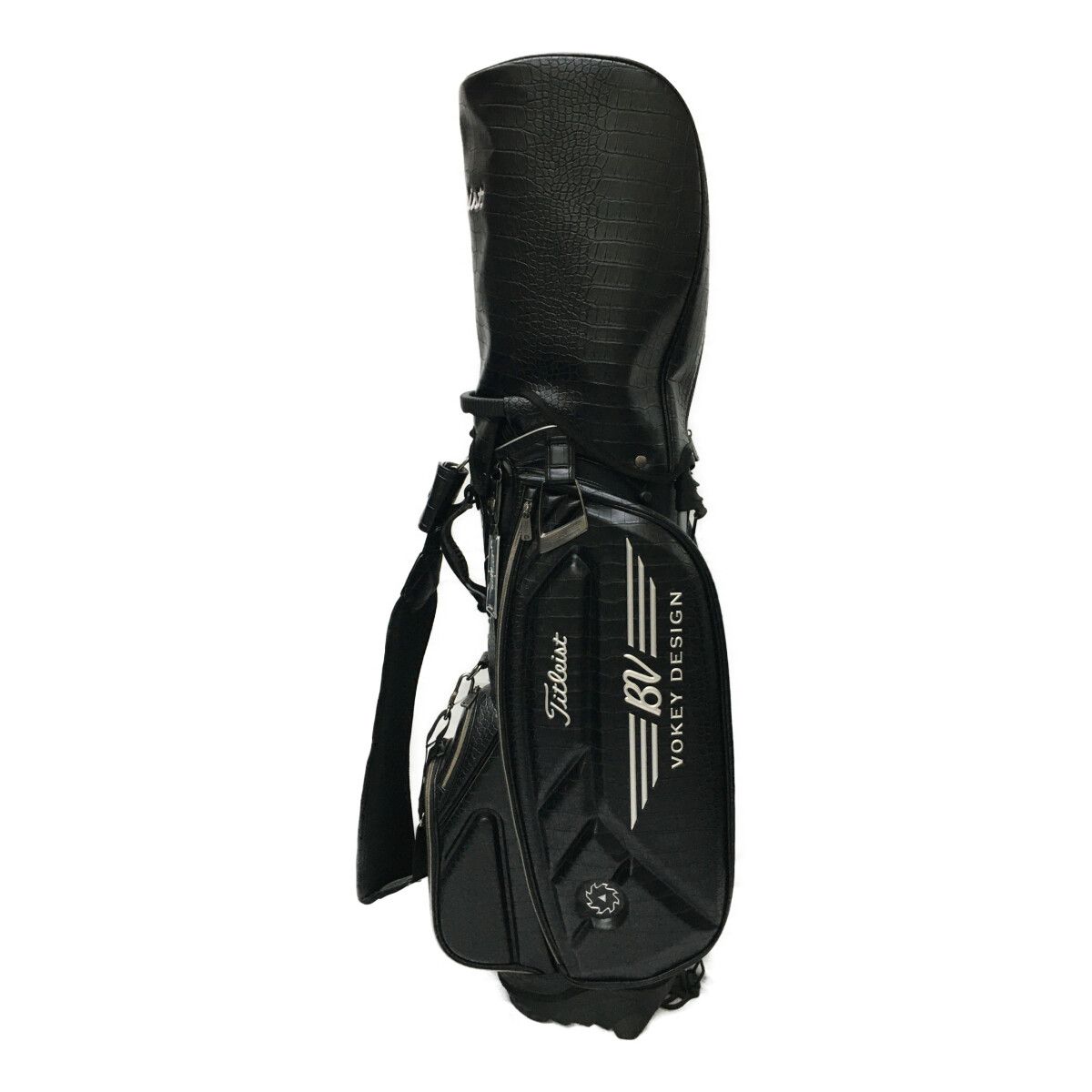 中古 タイトリスト Titleist キャディバッグ ブラック 黒 VOKEI