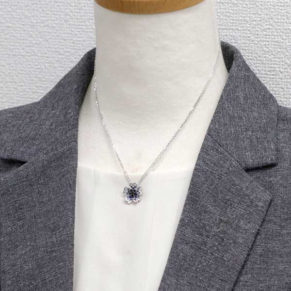 ヴァンドーム青山 ネックレス K18YG サファイア GJVN048840SA サファイア ネックレス｜ネックレス｜ヴイエー