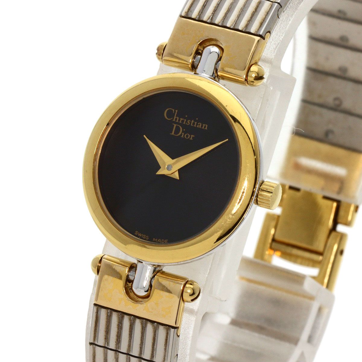 CHRISTIAN DIOR クリスチャンディオール 3025 ラウンドフェイス 腕時計