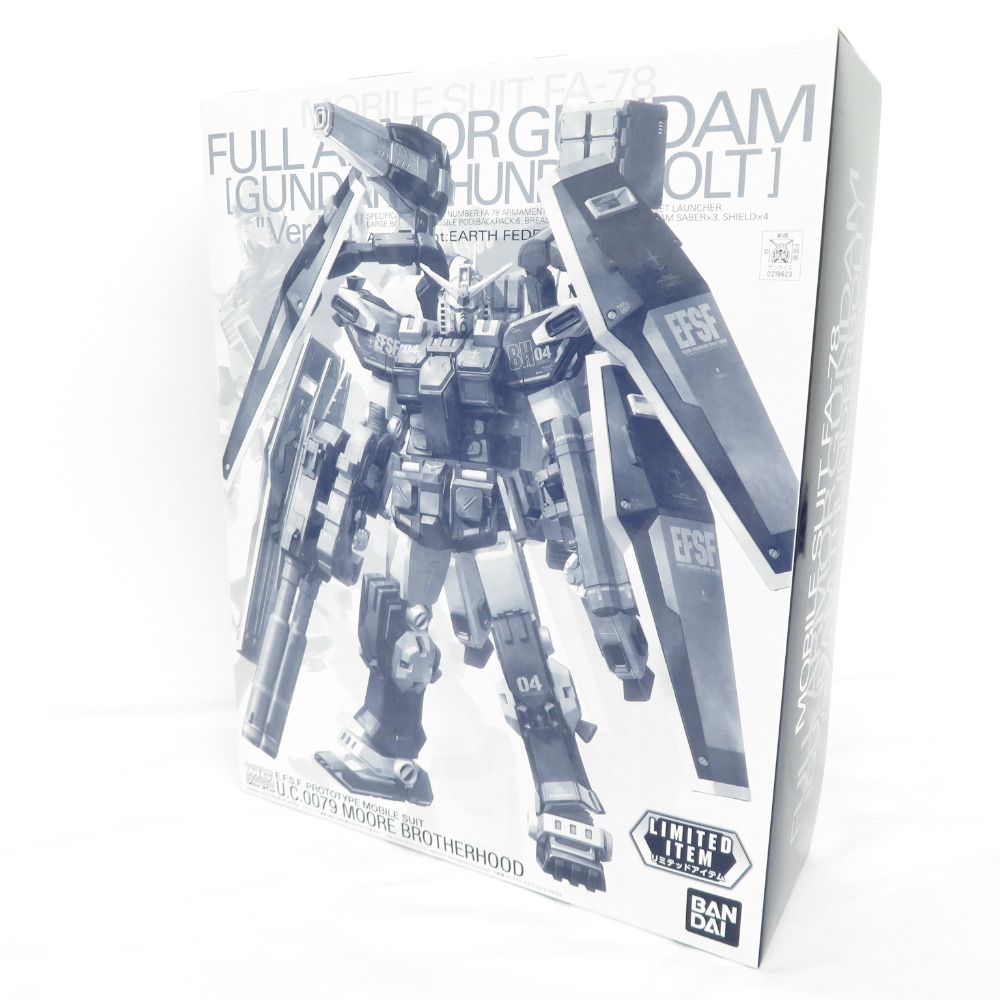 【初回限定版・未開封】GUNDAM THUNDERBOLT FA-78 BANDAI GUNDAM Thunderbolt FA-78 FULL ARMOR HG GUNPLA 1/144