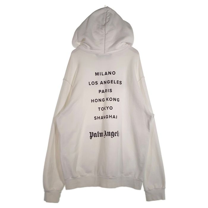 Palm Angels パームエンジェルス Paris Sprayed Logo Hoodie ロゴ 