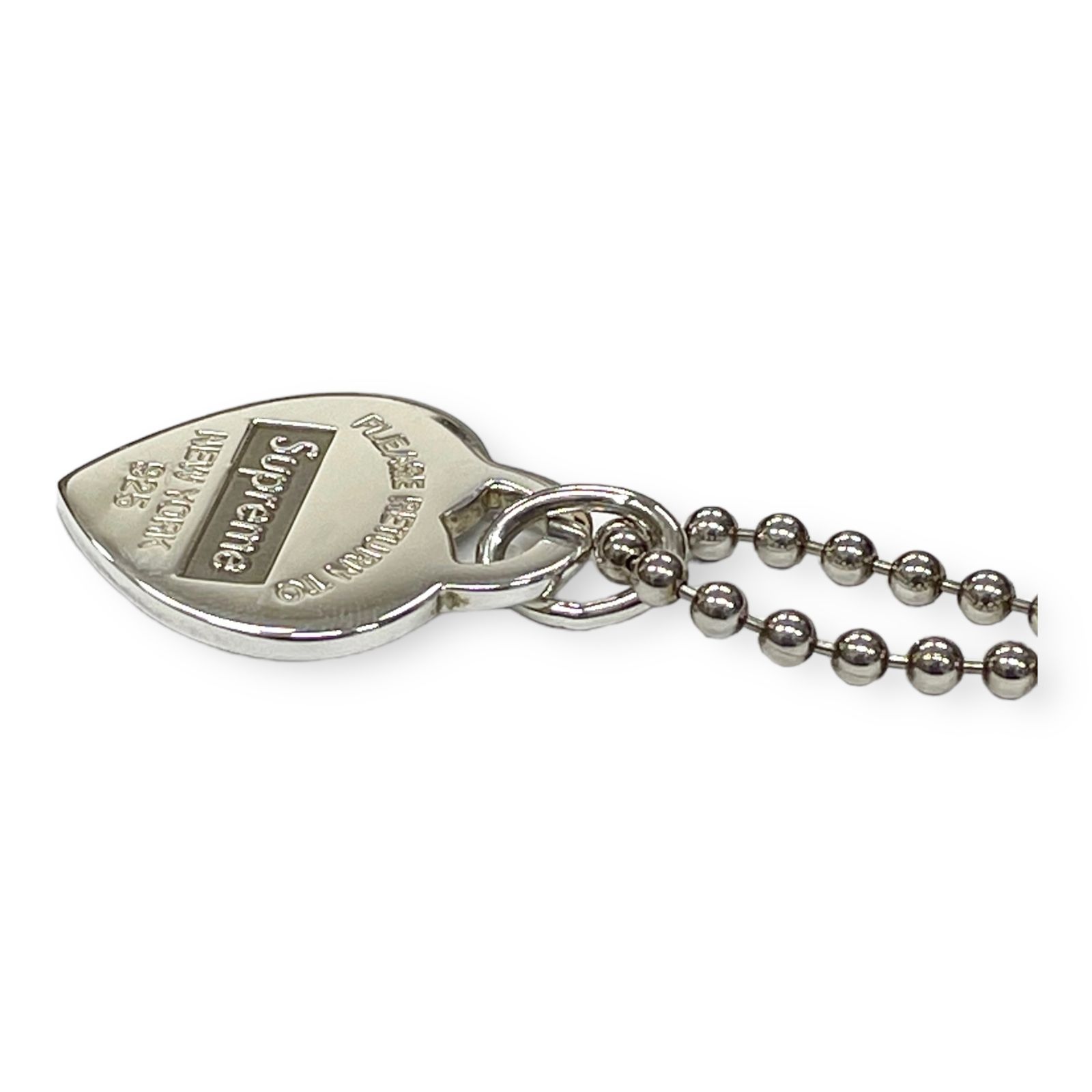 Supreme / Tiffany & Co. コラボネックレス ☆入手困難☆Supreme Tiffany Coコラボネックレス新作