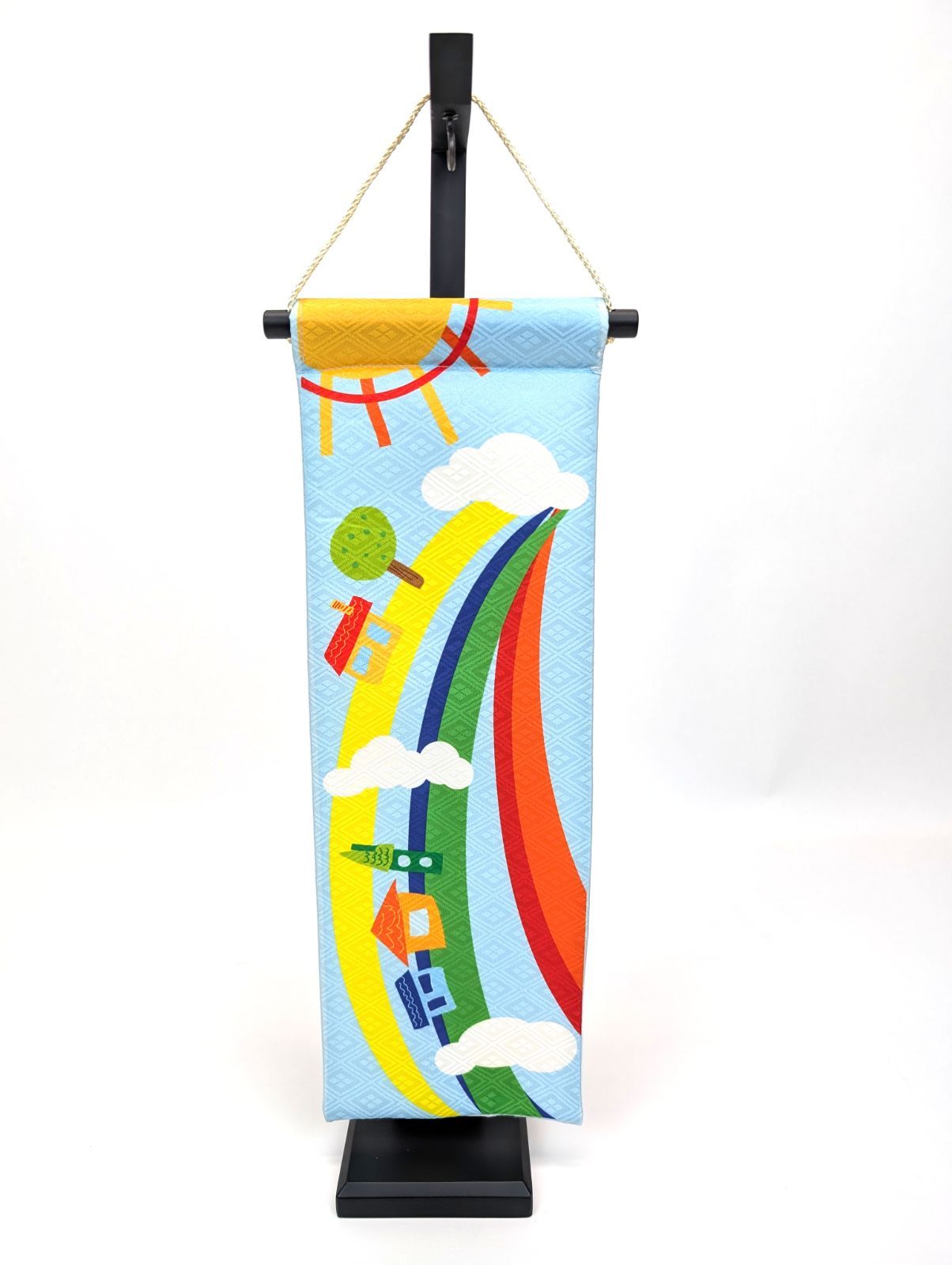 昨シーズン据え置き特価！！□新品♪友禅染ゴールド2mセット ベランダ