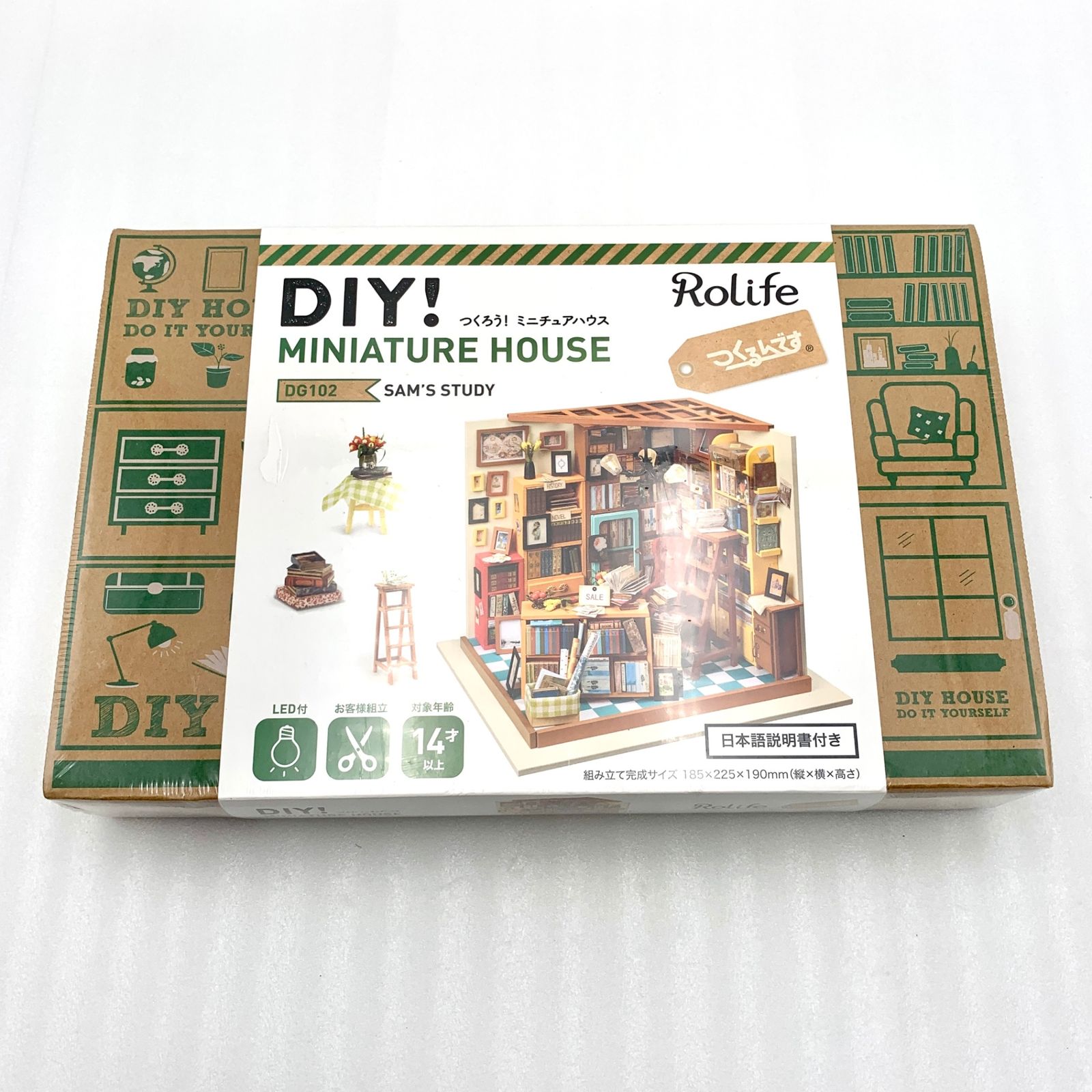 DG102　DIY つくるんです! ミニチュアハウスキット スタディ (セ)