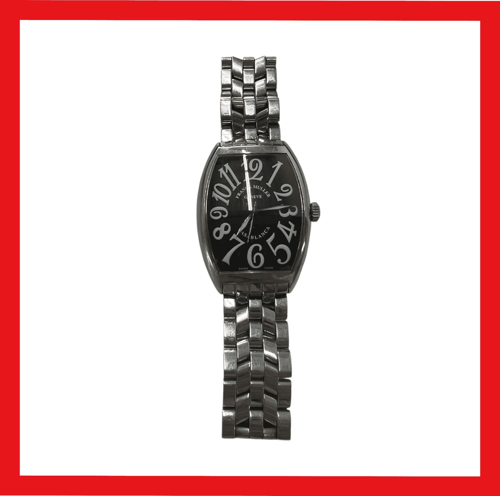 フランクミュラー FRANCK MULLER 6850 カサブランカ /ブラック文字盤 