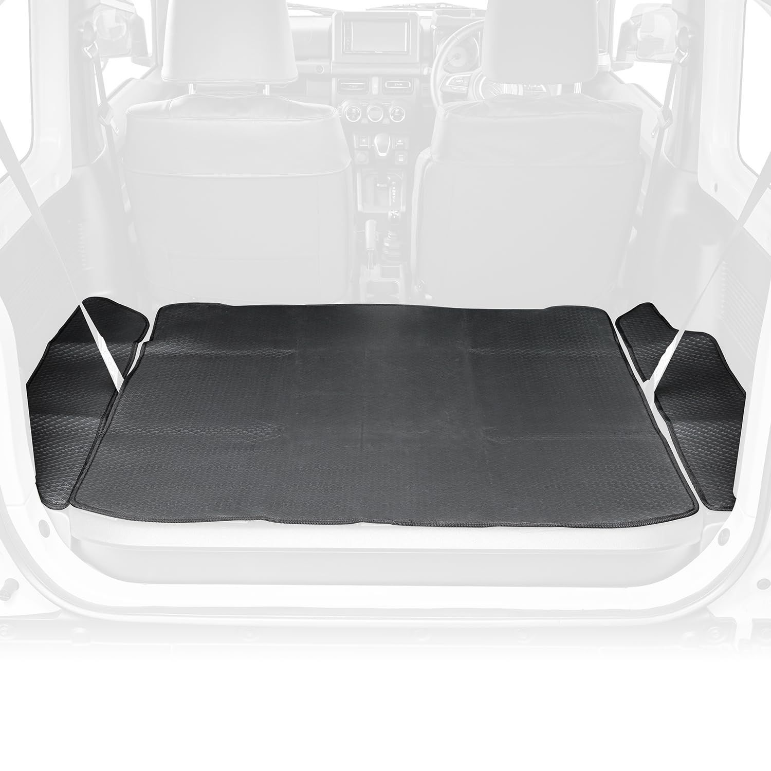 Style ラゲッジマット ウエットスーツ生地 セイワ SEIWA 車種用品 スズキ ジムニー-シエラ JB64 JB74 荷台ラゲッジマット IMP212 トランク部-後部シート対応 発泡ラバー素材 キズ防止 両面滑り止め カー用品