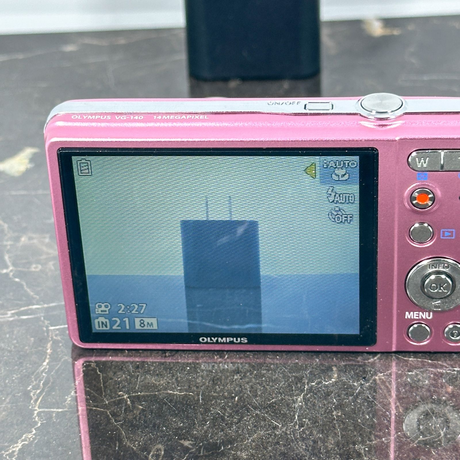 OLYMPUS オリンパス VG-140 ピンク D25-0149 【公式通販】