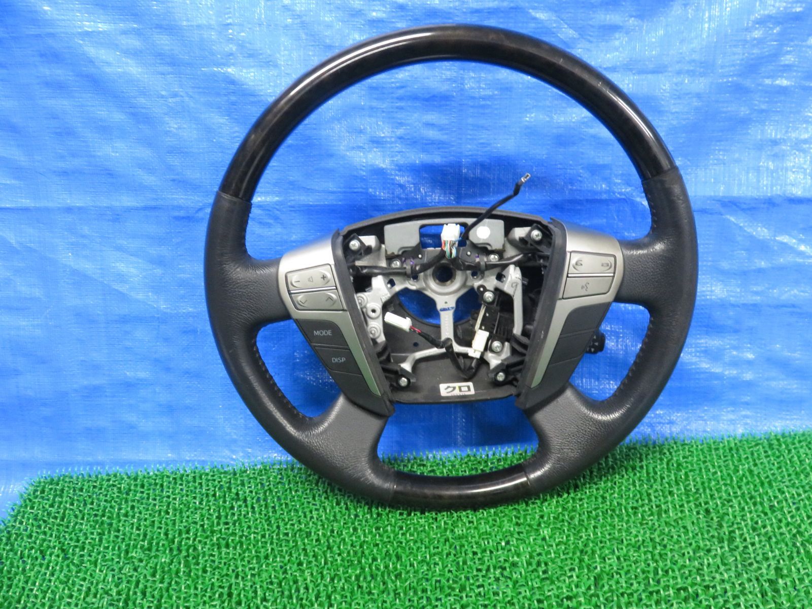 SFC2847 アルファード ヴェルファイア 20系 後期 純正 ステアリング ハンドル ウッドコンビ 赤木目 ANH20W ANH25W GGH20W GGH25W