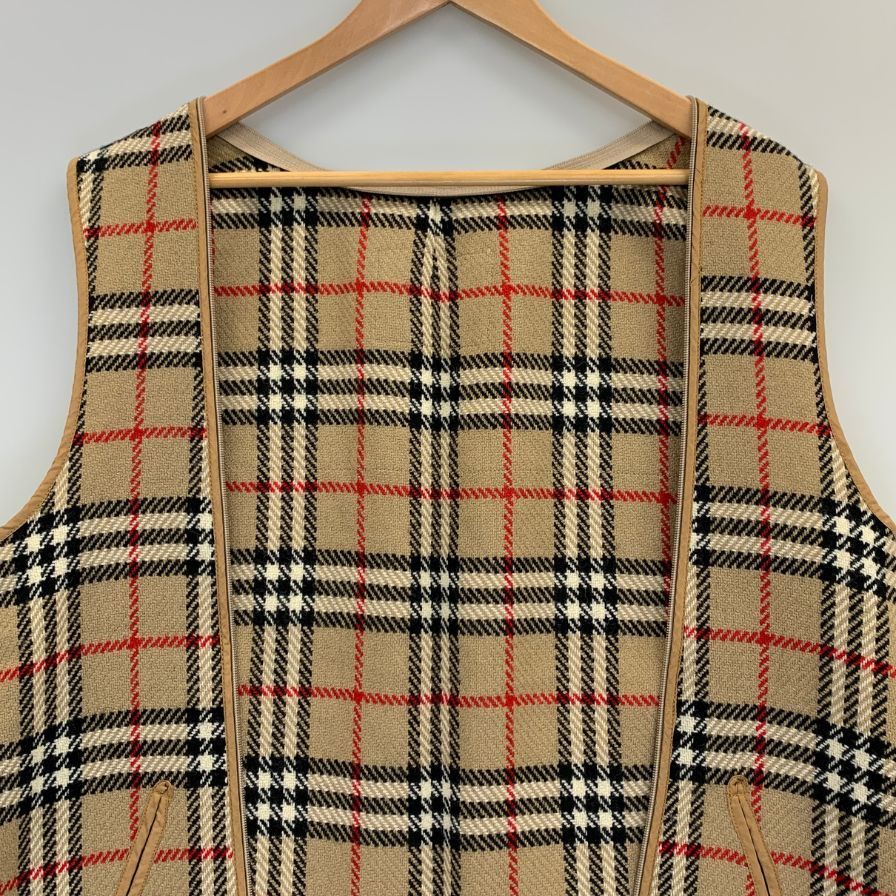 BURBERRY ノバチェック ベスト バーバリー ノバチェック ウールニット