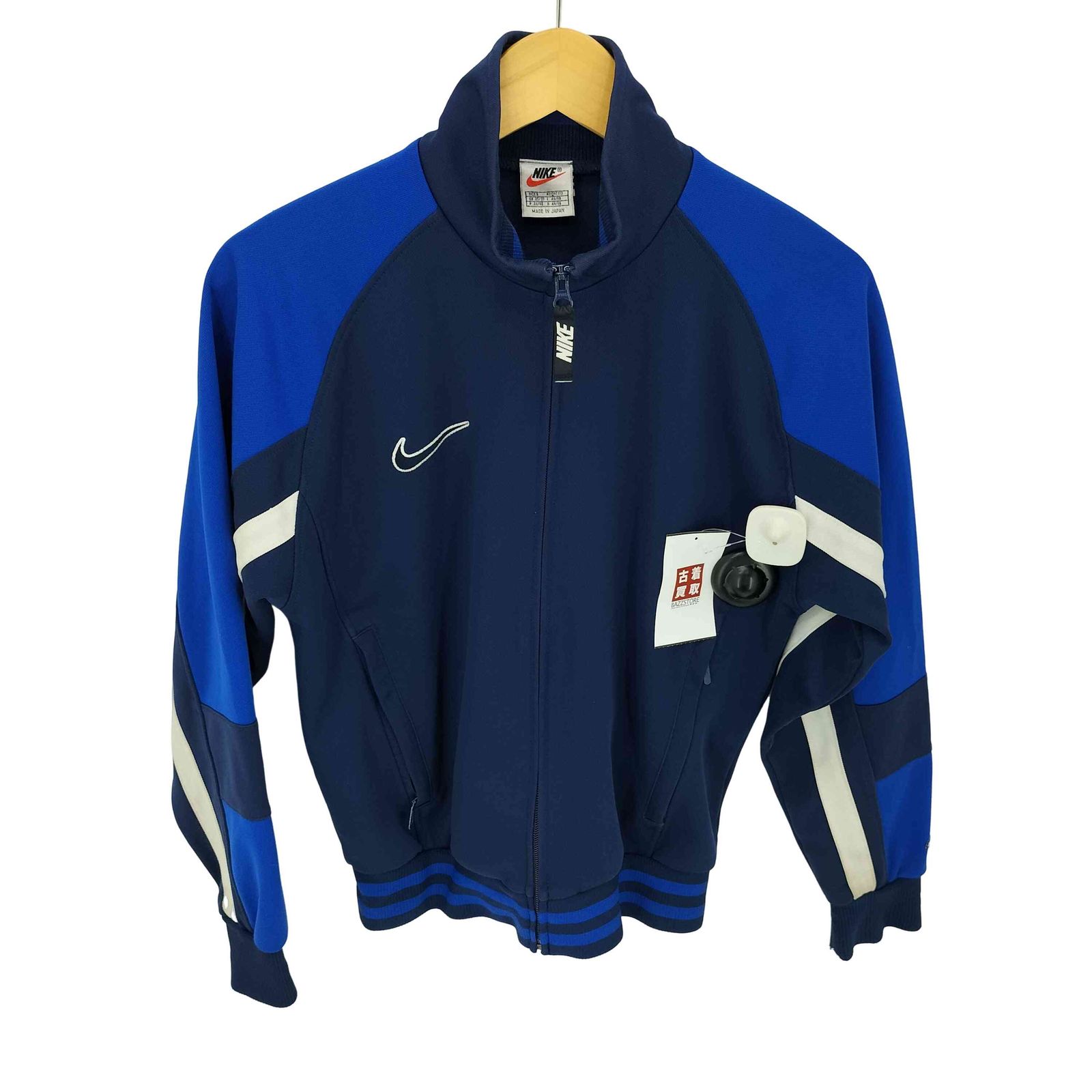 希少 90s デッドストック NIKE 銀タグ トラックジャケット ジャージ L 90s 銀タグ 日本製 NIKE ナイキ トラックジャケット ジャージ