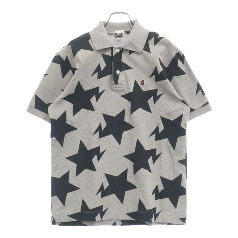A BATHING APE エイプ 総柄 ポロシャツ 【楽天市場】ポロシャツ