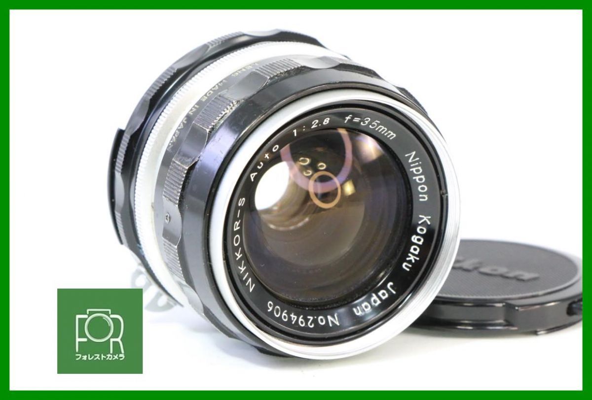 同梱 点検済 光学 上 ニコン Nikon AI改 NIKKOR- Auto 35mm F2.8 323