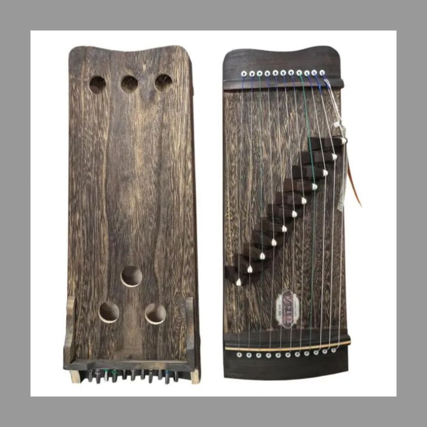 無垢材50センチ小型軽量携帯型ミニ古筝11弦子供成人演奏