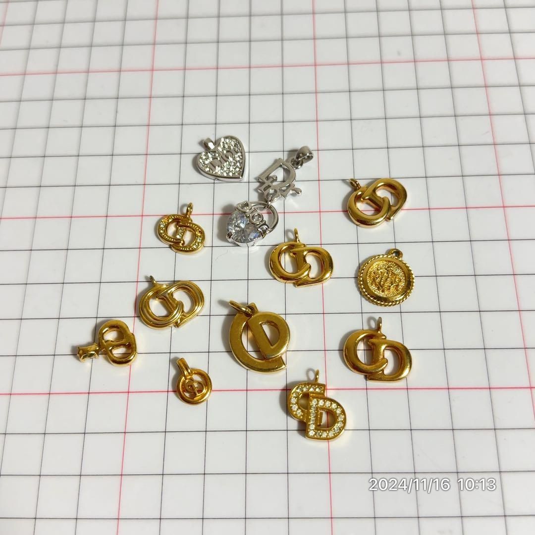 クリスチャンディオール　13点　ネックレス　セット　アクセサリー　まとめ クリスチャンディオール13点ネックレスセットアクセサリーまとめ