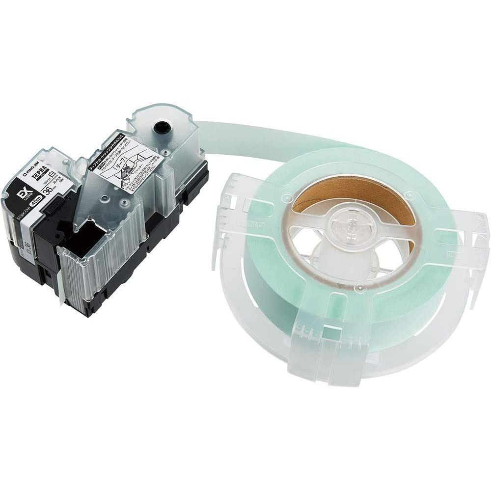 キングジム テプラPROテープカートリッジ 詰替用EXロングテープ 36mm 白 SS36K-EXR 1点