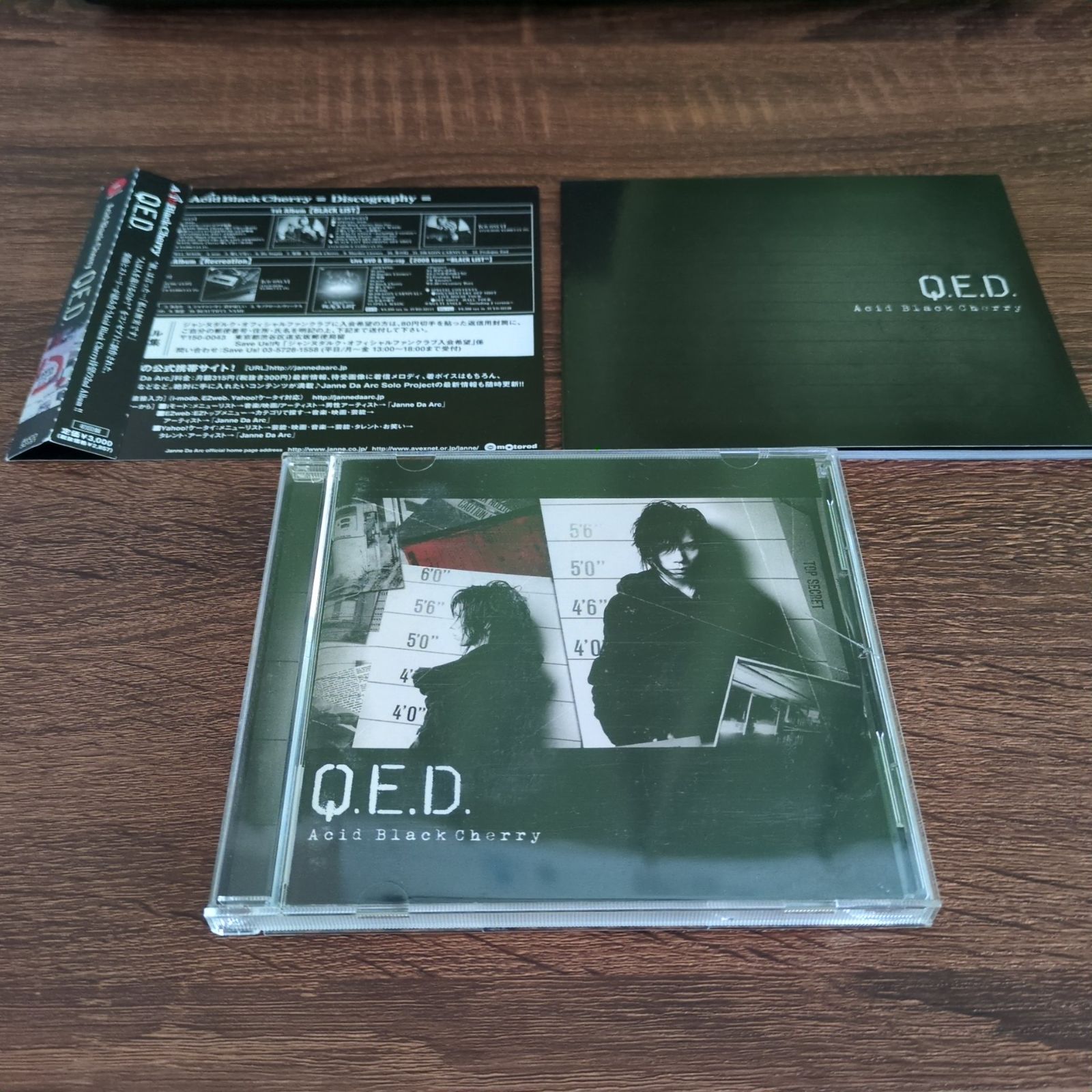 Acid Black Cherry Q.E.D. CD＋ストーリーブック QED 初回限定盤