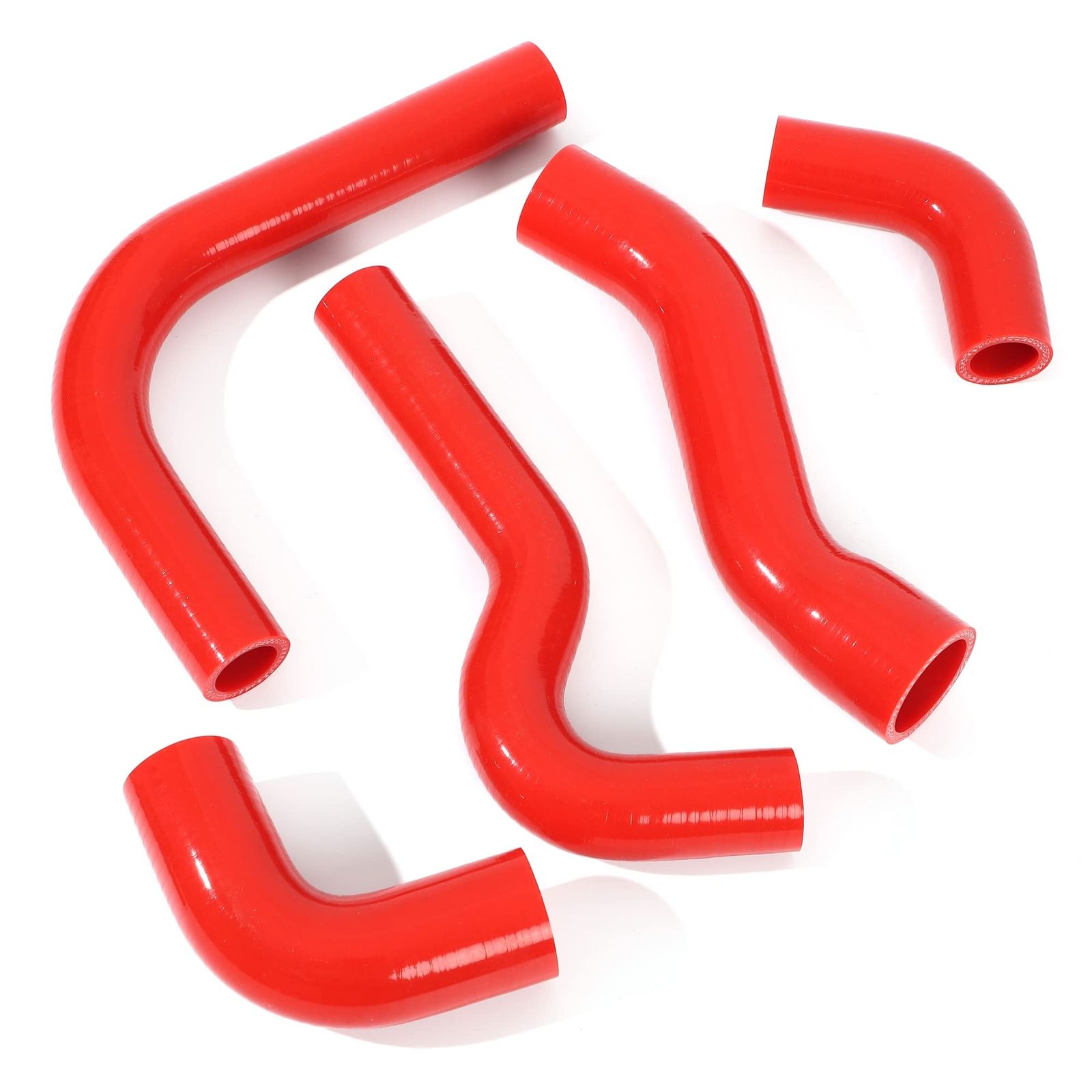 ライフパレット JA11 ジムニー シリコン ラジエターホース ターボ ホース 5点セット レッド