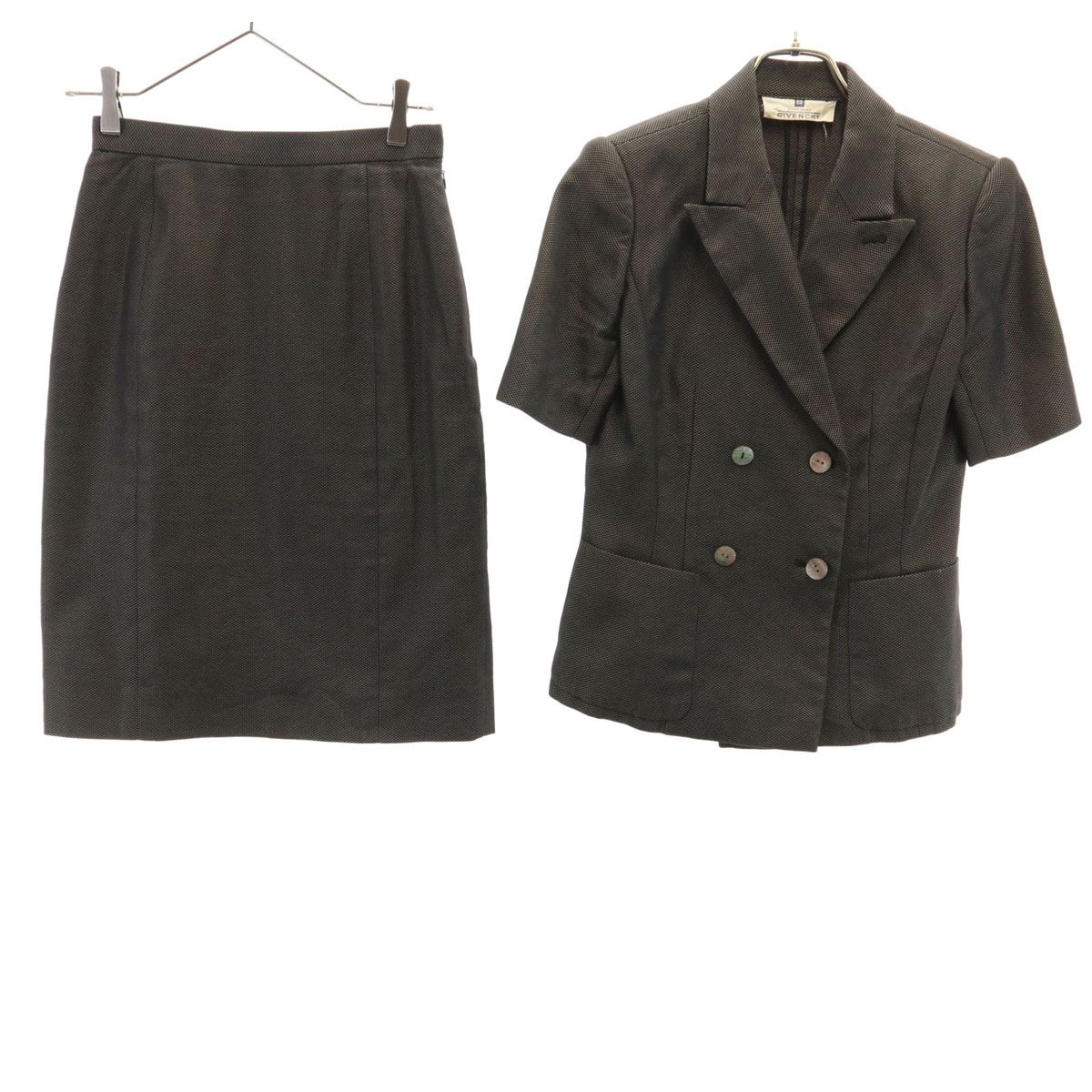 希少カラー 美品 ジバンシー セットアップ ダブル 裏地ブランド