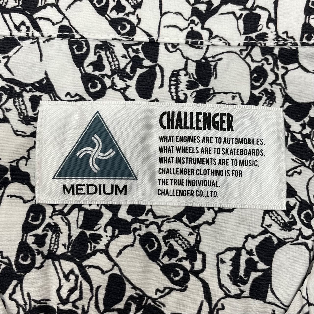 定価18700円 新品 CHALLENGER 20SS PRINTED S/S SHIRT Skull