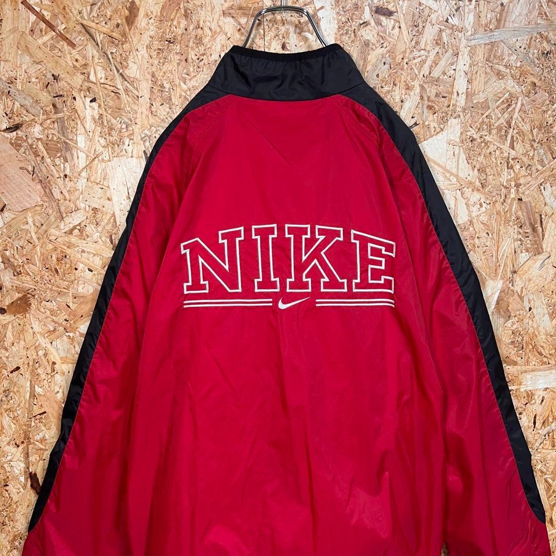 90 s NIKEナイキ ナイロンジャケット刺繍ゴツナイキ