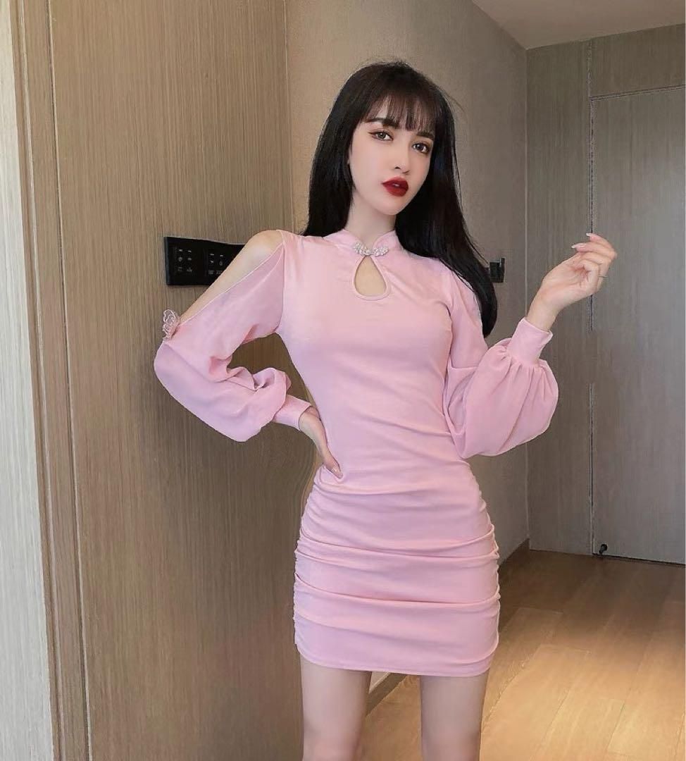 ワンピース cotton lace patchwork docking one piece COTTON LACE PATCHWORK DOCKING ONE PIECE