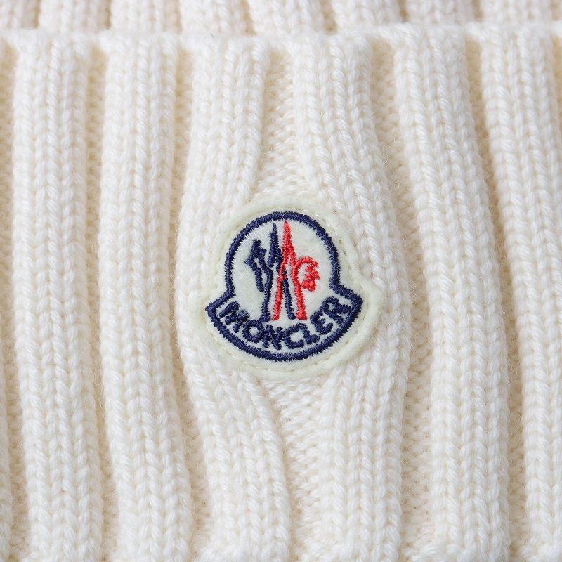 MONCLER BERRETTO TRICOT ワッペン付 リブニットキャップ MONCLER BERRETTO TRICOT ワッペン付 リブニットキャップ 楽天