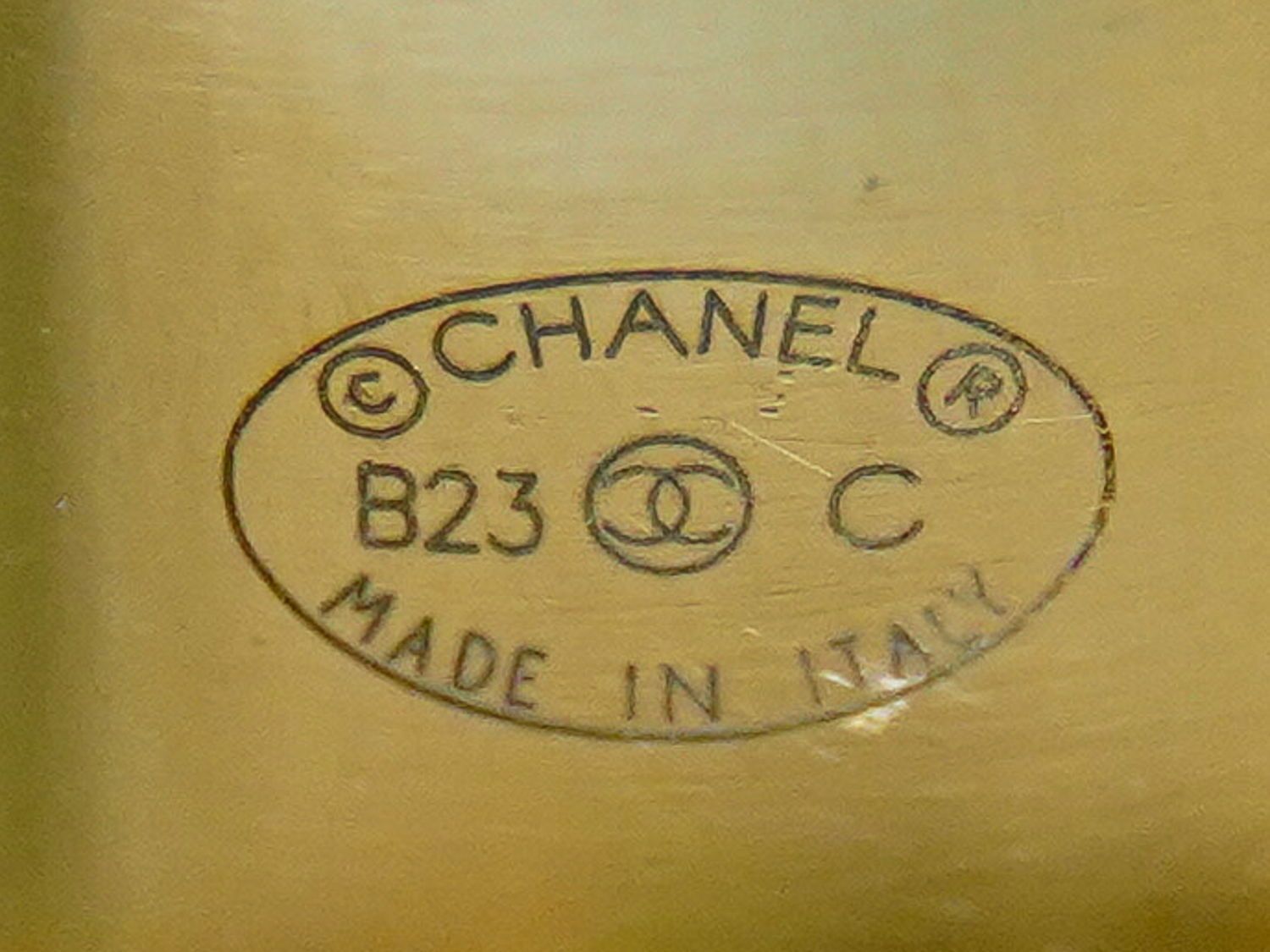 本物 シャネル CHANEL ココマーク リング 指輪 10号 GP ゴールドメッキ  