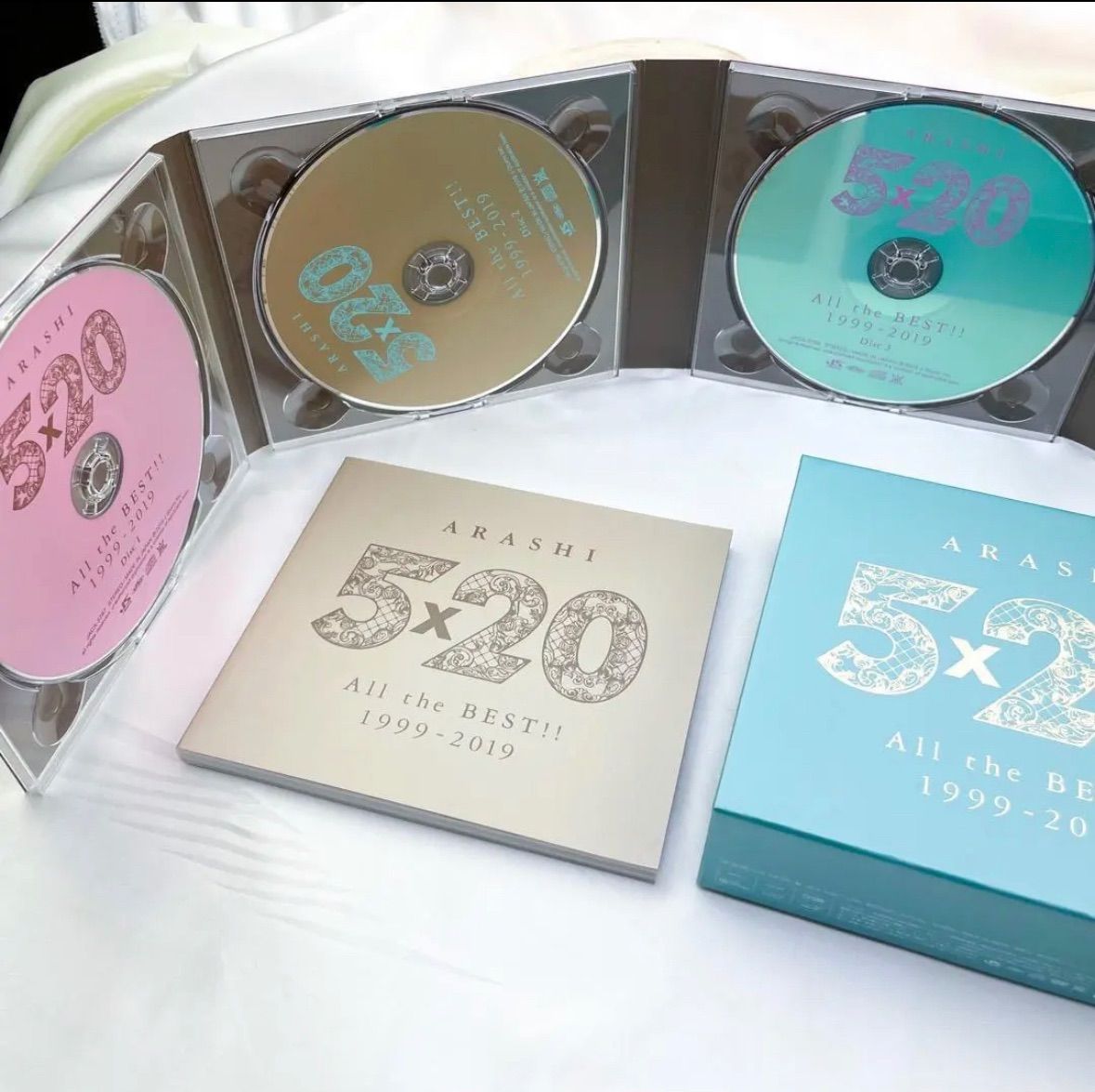 エンタメ/ホビー嵐 デビュー20周年 初回限定盤 新品未使用 DVD 3セット
