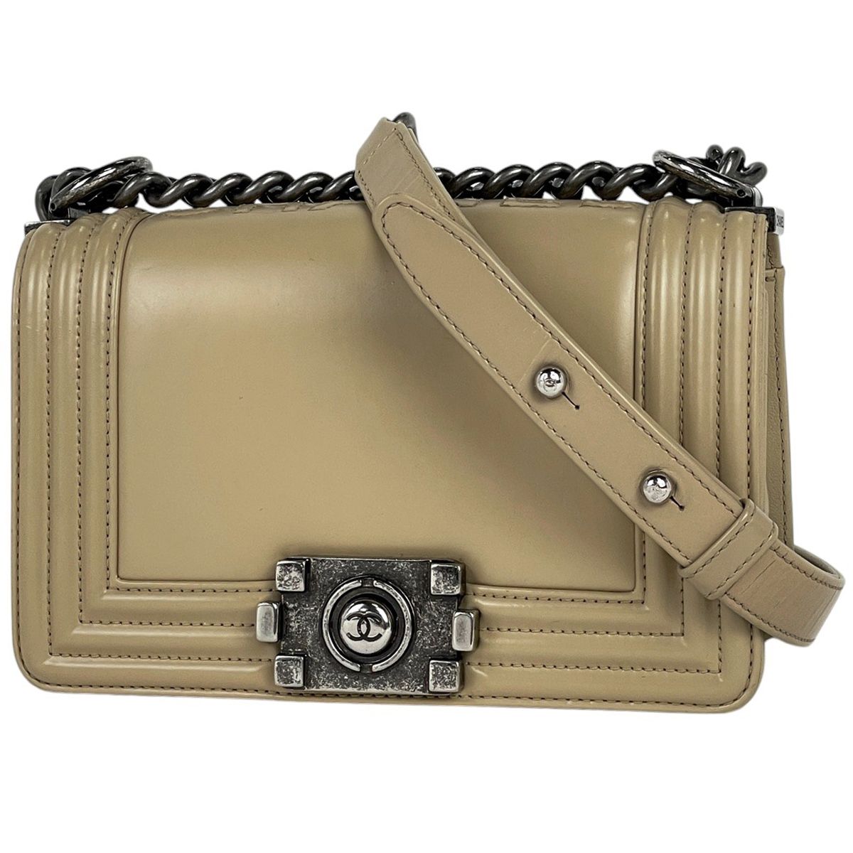 お買取りしました！ シャネル BOY CHANEL ラージ ハンドバッグ