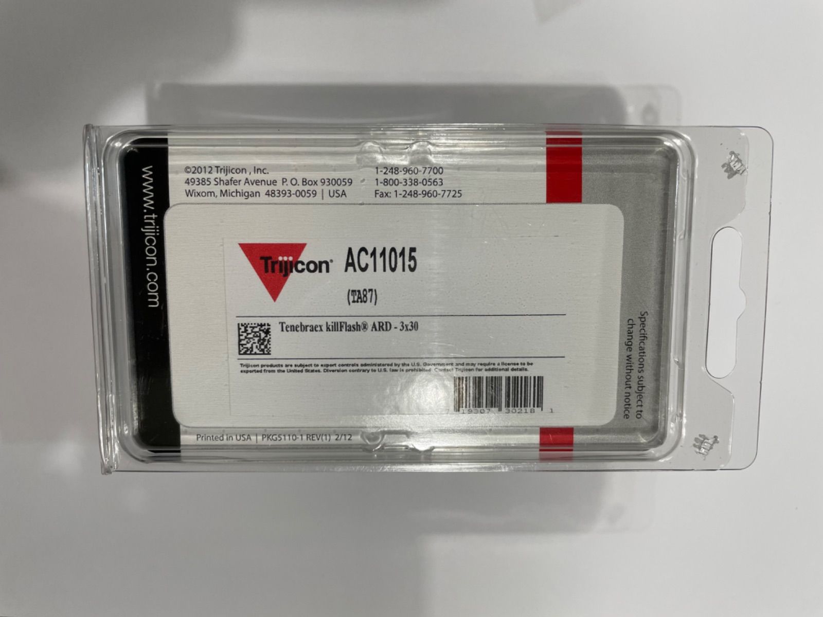 Trijicon TA87 ACOG 3x30 キルフラッシュ Trijicon TA87 ACOG 3x30