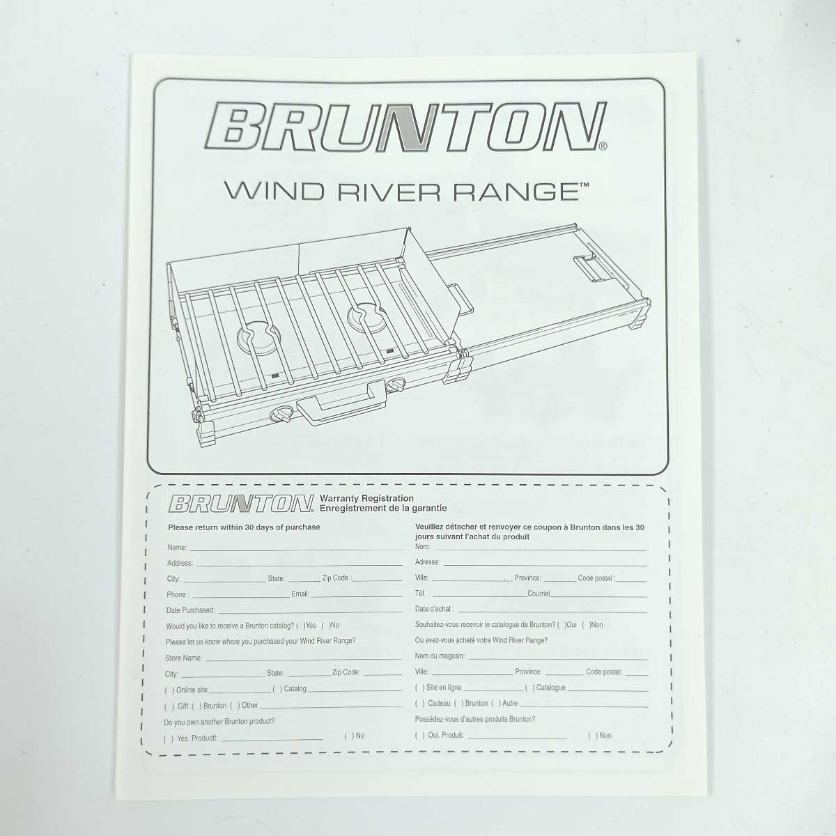 Brunton Wind River Range 2バーナー ストーブ コンロ キャンプ