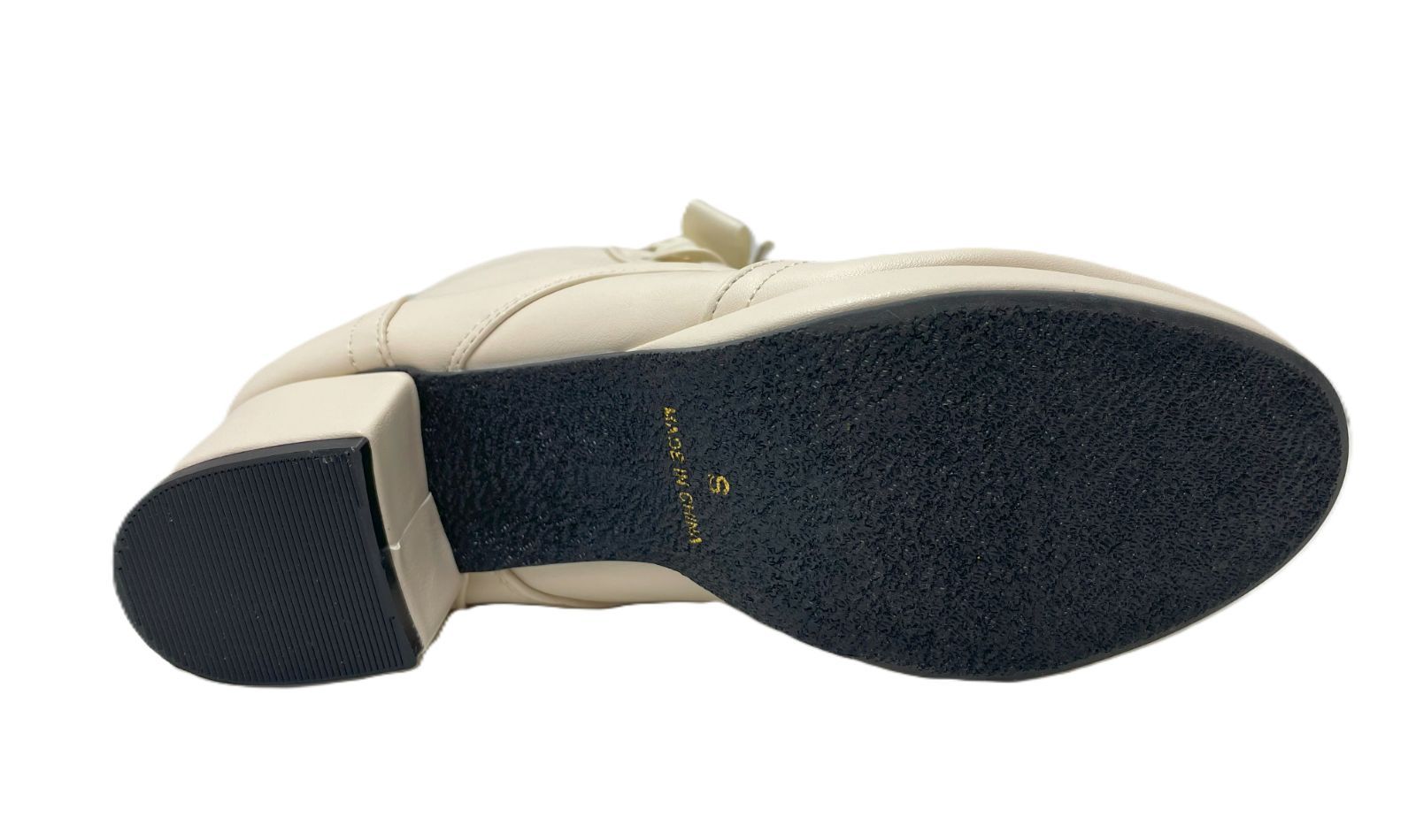  mezzo piano junior サテンリボンスカラップショートブーツ ブーツ ブーティ キッズシューズ