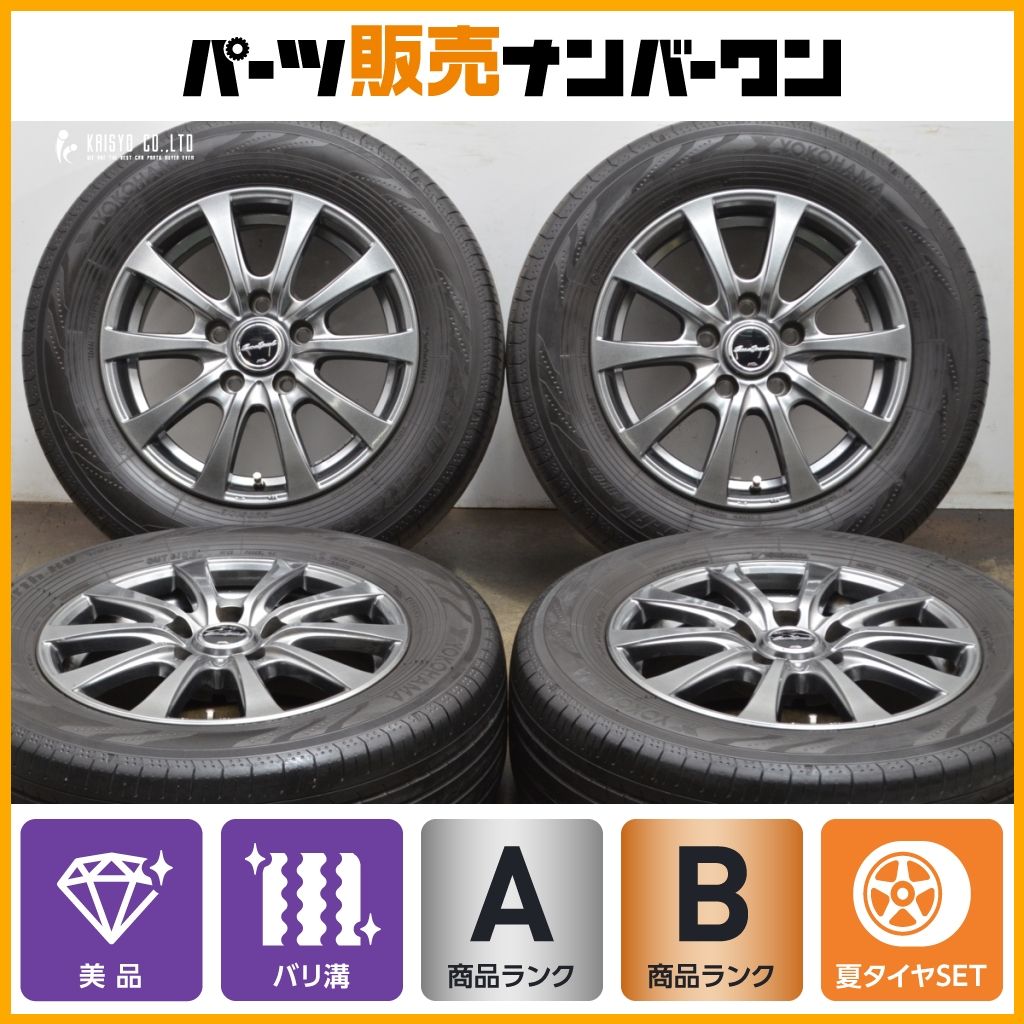 ユーロスピード 15in 6J 45 PCD114.3 製 ヨコハマ ブルーアース RV03 195 65R15 ノア ヴォクシー セレナ ステップワゴン