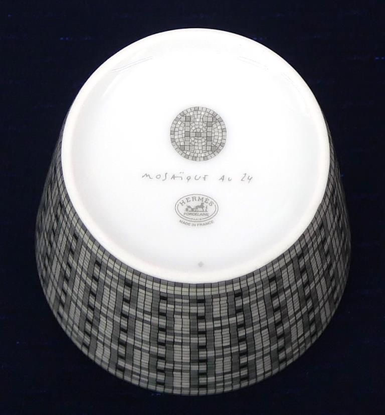 エルメス HERMES モザイク ヴァンキャトル プラチナ キャンドル