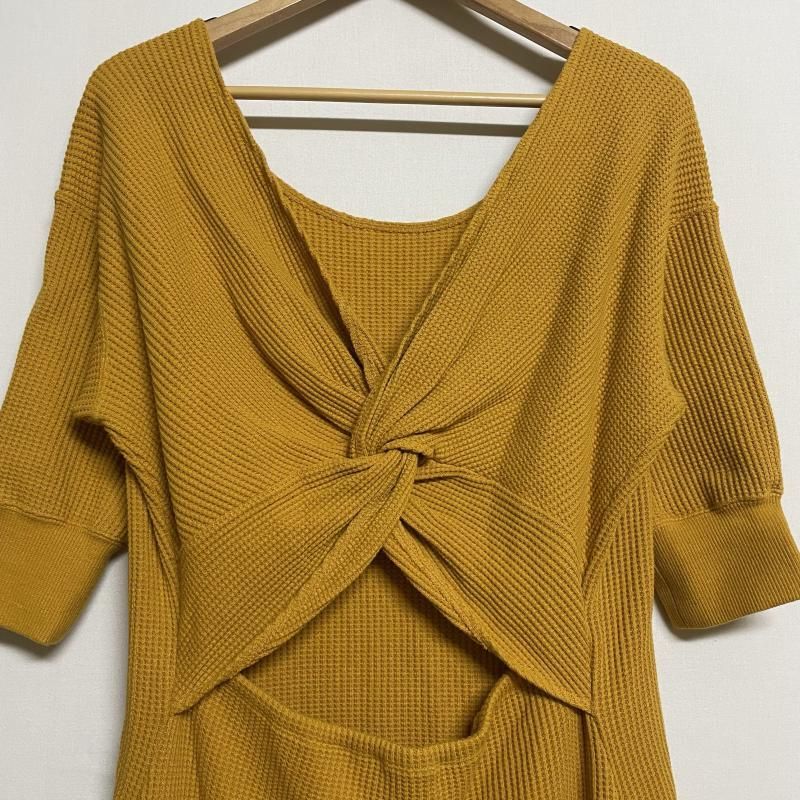 6 ROKU BEAUTY&YOUTH バックツイスト サーマルワンピース 8626-241  