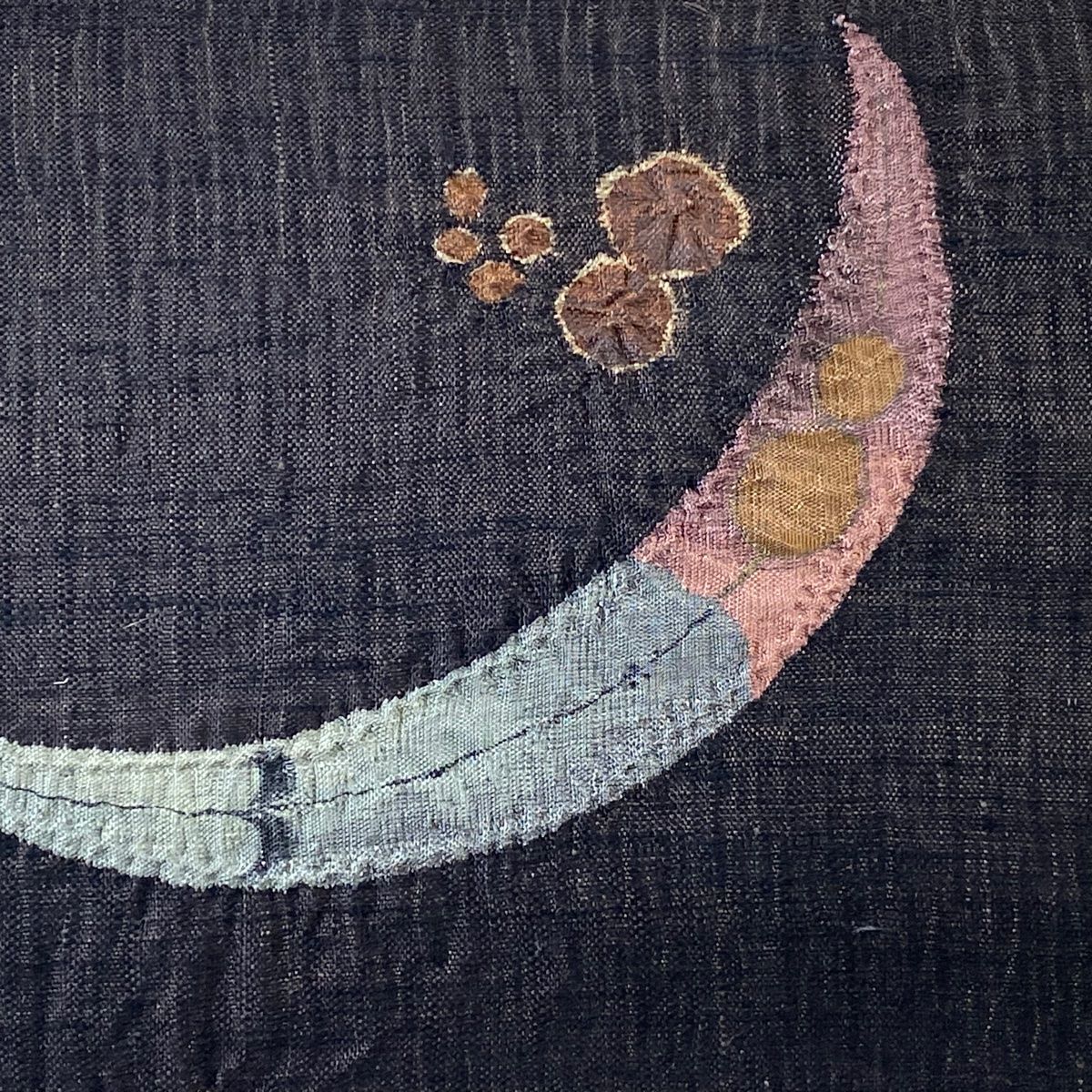 平和屋着物○綴れ 八寸名古屋帯 横段文 服部綴工房 正絹