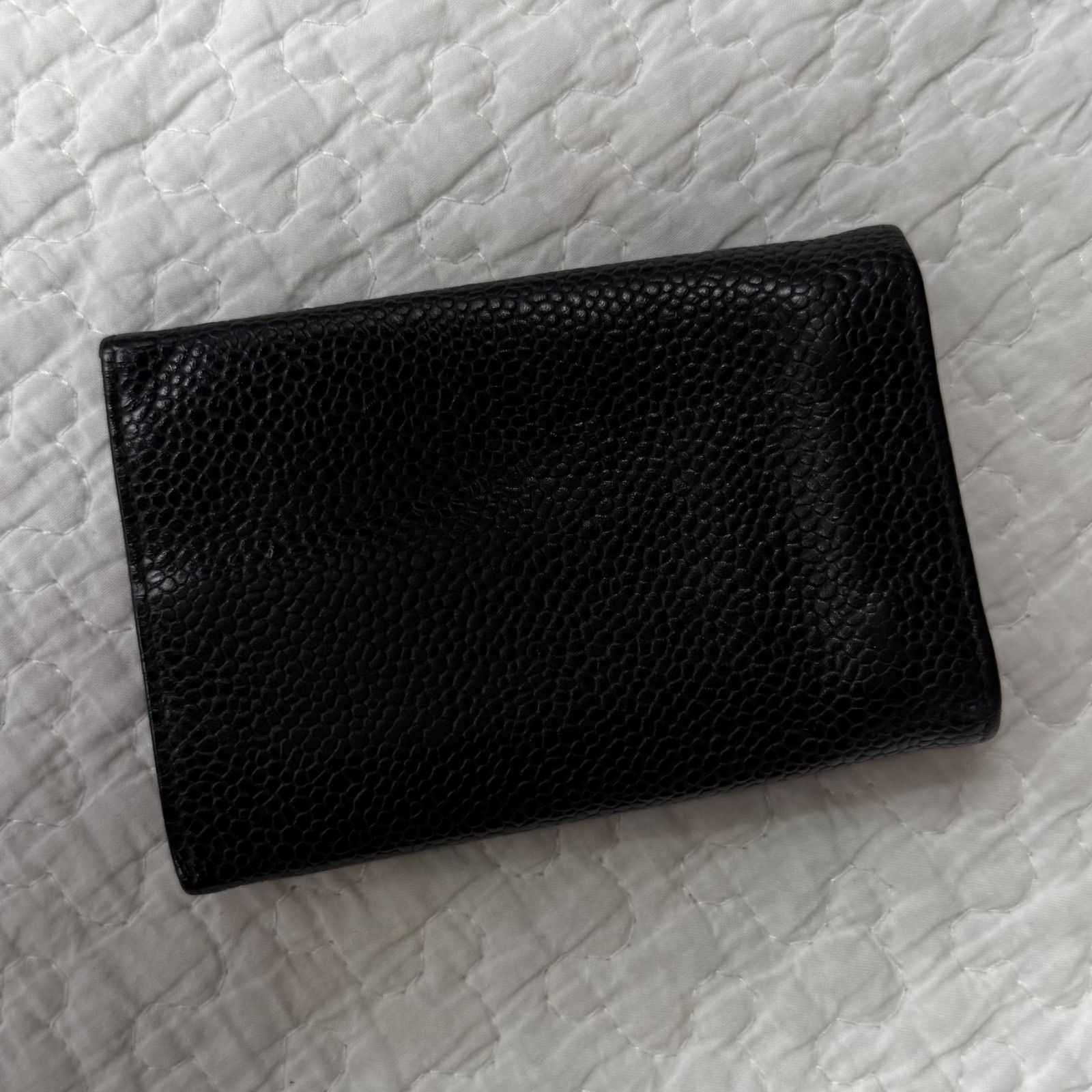 CHANEL シャネル キャビアスキン デカココ 6連キーケース ブラック 美品 CHANEL シャネル ブラック キャビアスキン 6連キーケース ココ
